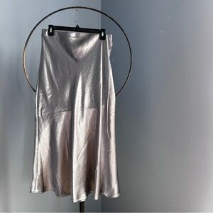 Rachel Zoe Metallic A-Line Skirt